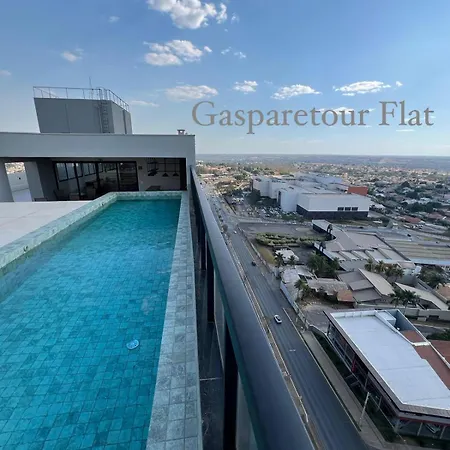 Gasparetour Flat - Em Frente Ao Shopping Estacao Cuiabá Exterior foto